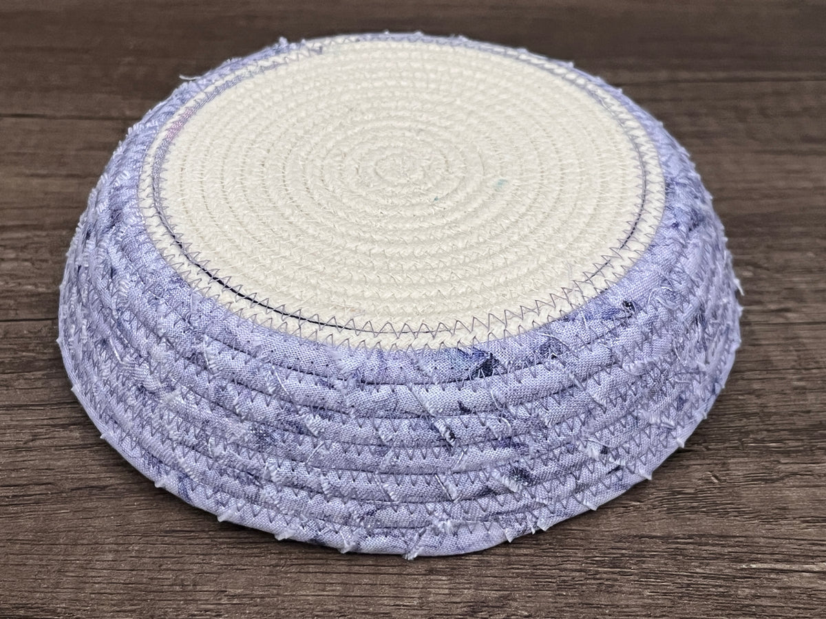Garden Whippet Hound Fabric Rope Bowl / Basket