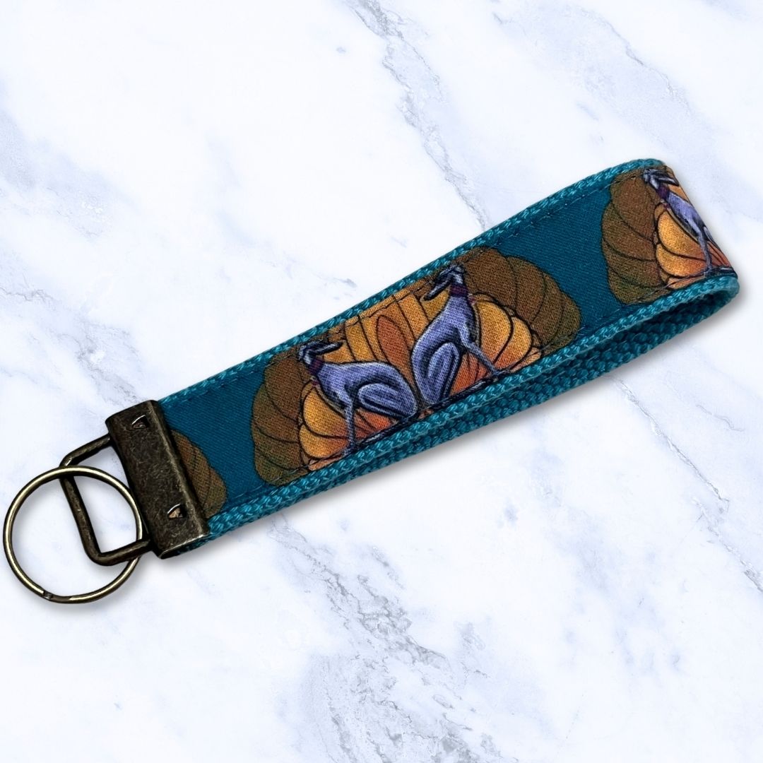 Key Leash Art Nouveau Hounds