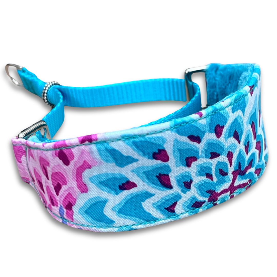 Dahlia Blooms Walking Hound Collar 8-11"