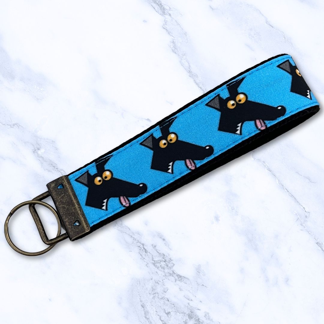 Key Leash Derpy Hounds Blue