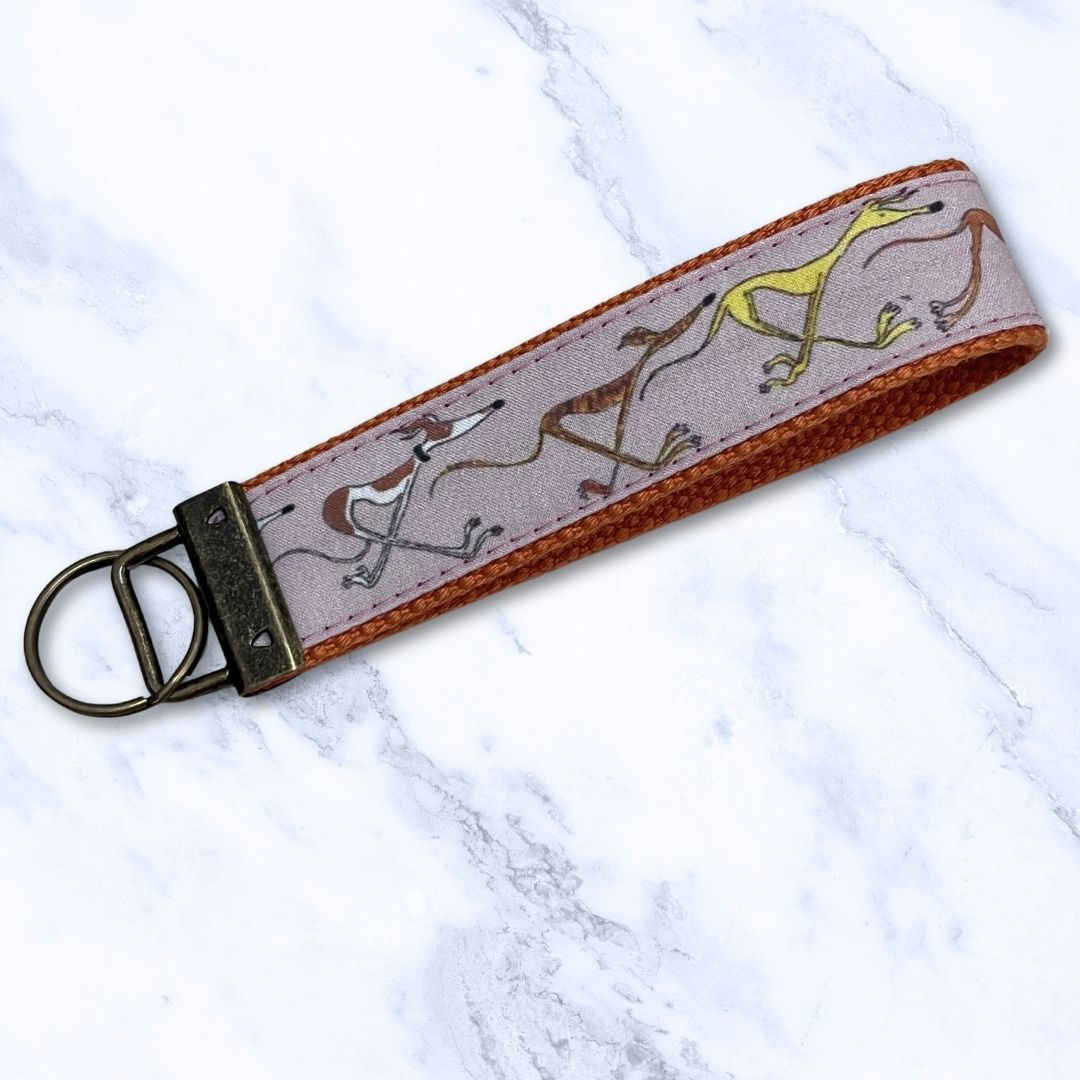 Key Leash Doodle Hounds Pumpkin