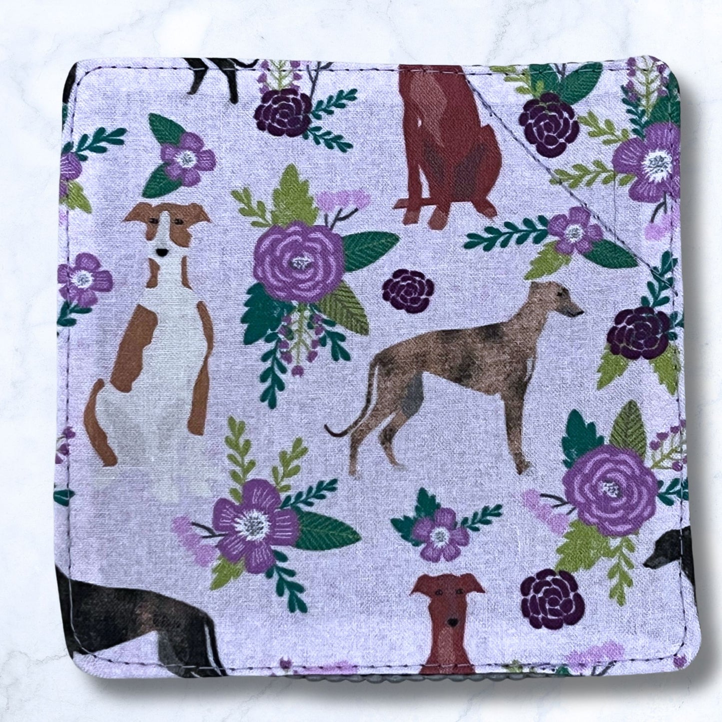Greyhounds and Roses Lavender Jar Gripeez Jar Opener