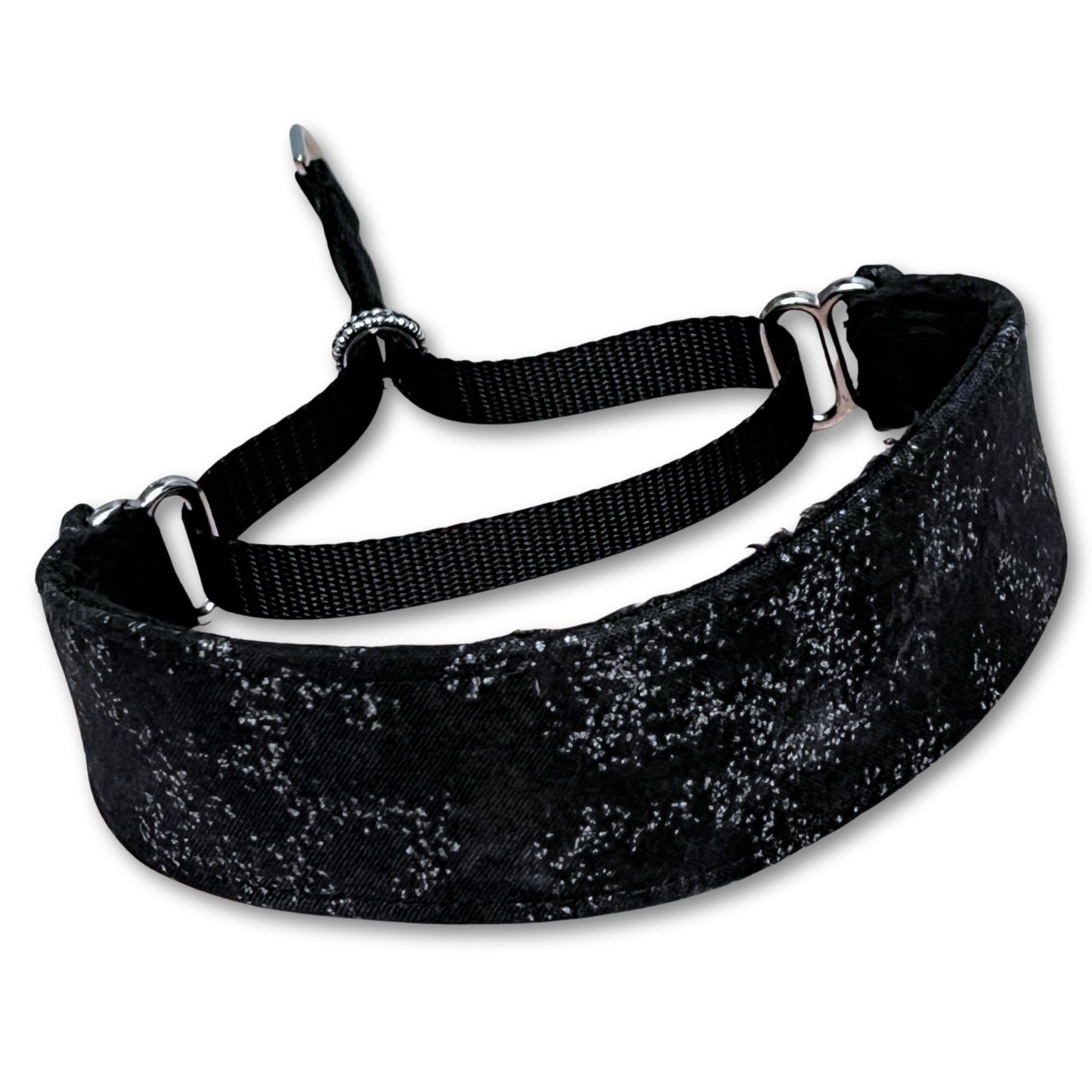 Stardust Black/Grey Walking Hound Collar 9-12"