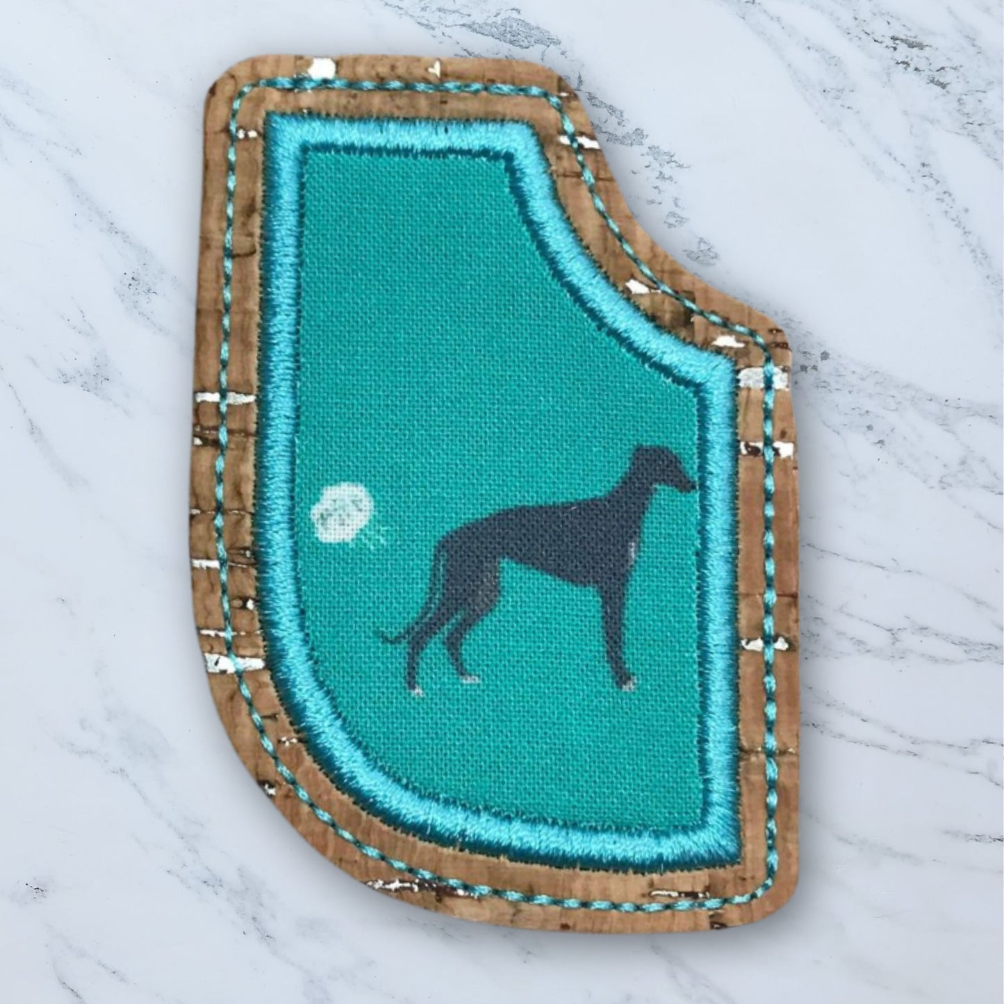 Corner Bookmark - Greyhound Toots