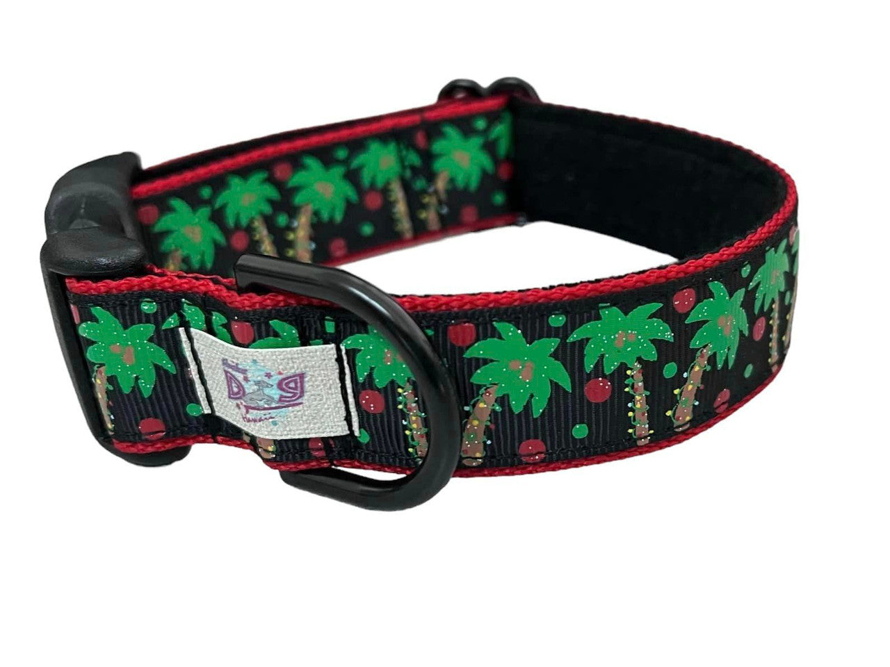 Mele Kalikimaka Glitter Palms 1 Inch Side Release 9-12"