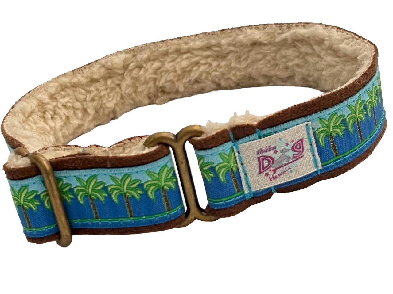 Palm Trees 3/4" Shaka Soft Tag Collar 9-12"
