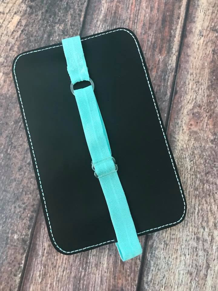 Planner Pocket Band - Stacked Hounds Aqua