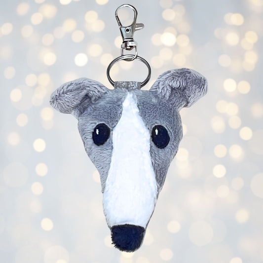 Houndie Head Tagalong Light Grey with Blaze