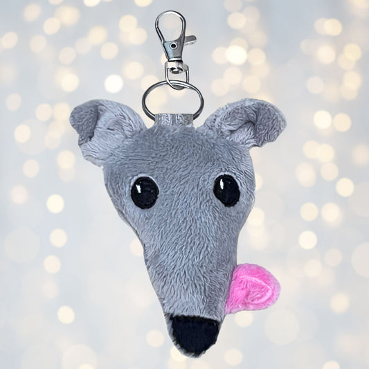Houndie Head Tagalong Light Grey with Tongue
