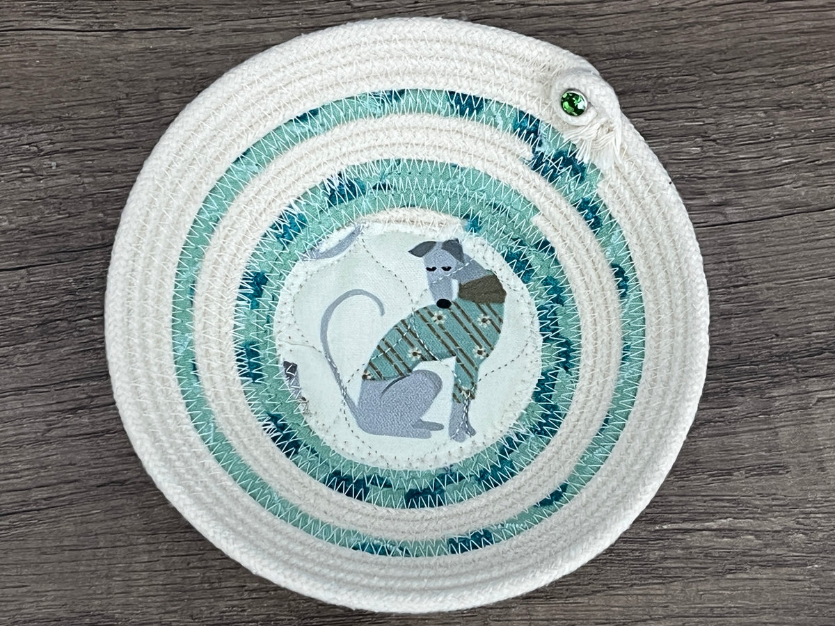 Sweater Weather Sighthound Rope Trinket Bowl / Basket