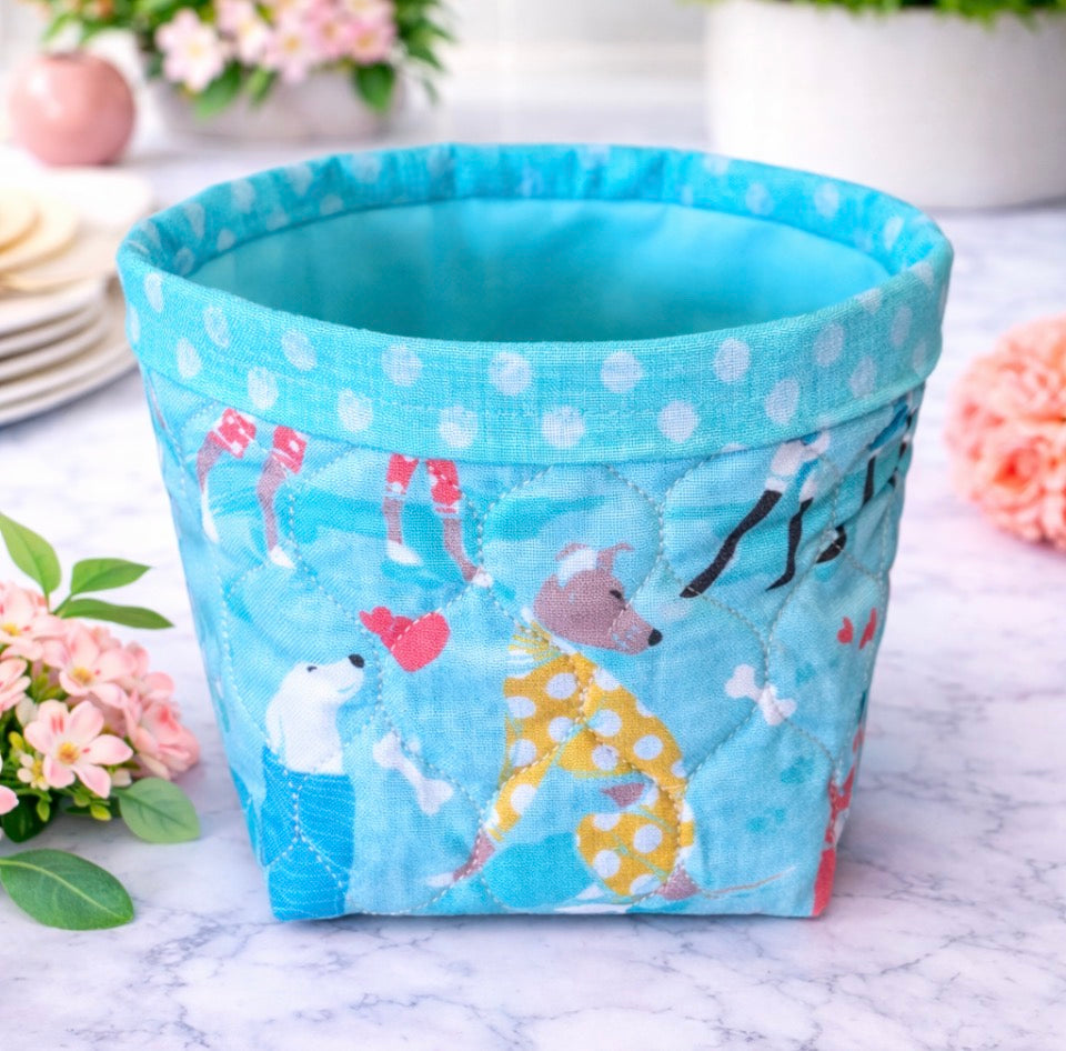 Iggies In Jammies Mini Fabric Basket