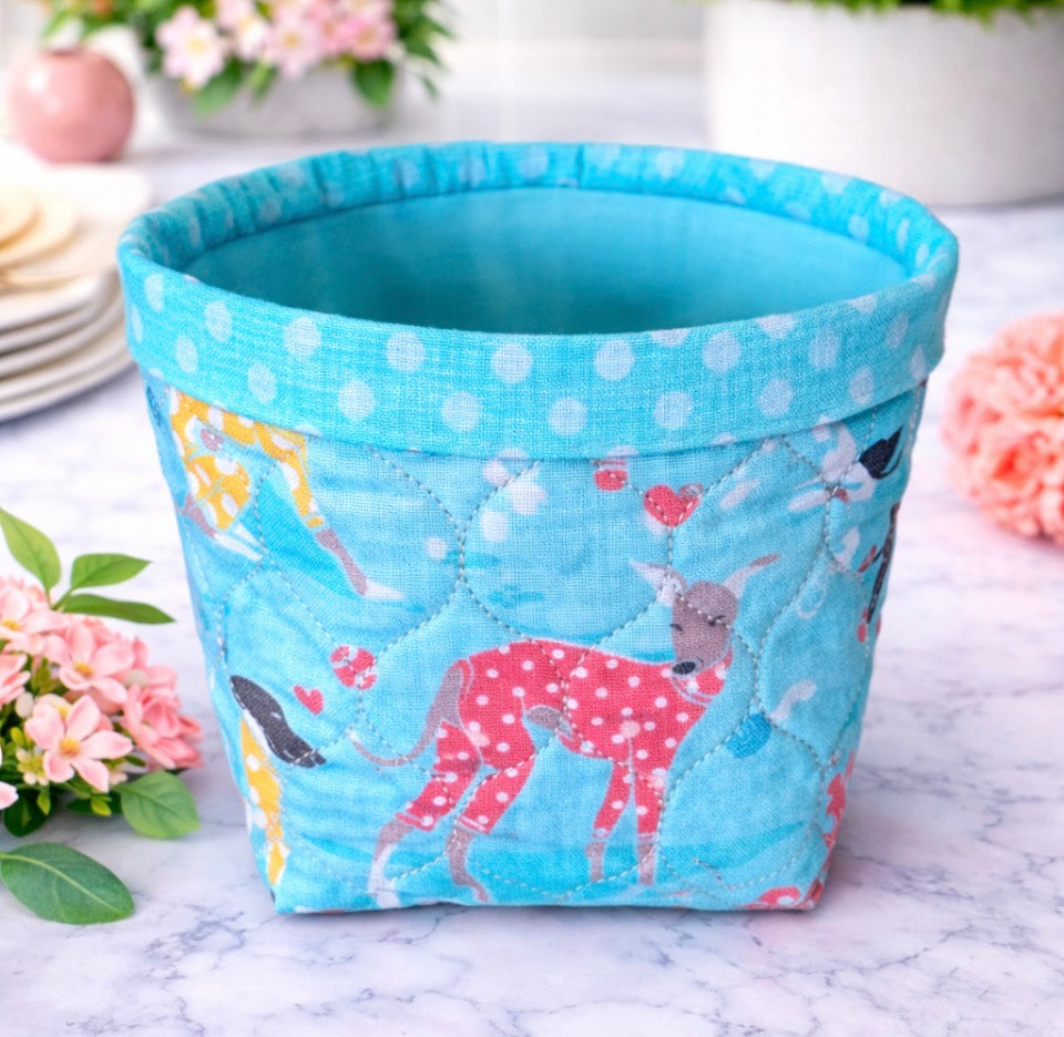 Iggies In Jammies Mini Fabric Basket