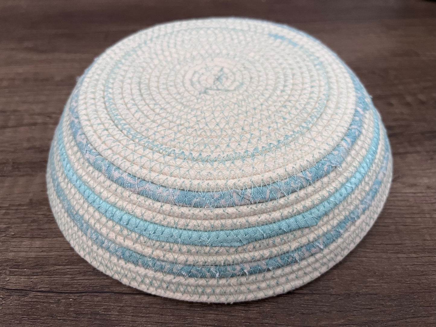 Dainty Hounds Fabric Rope Bowl / Basket