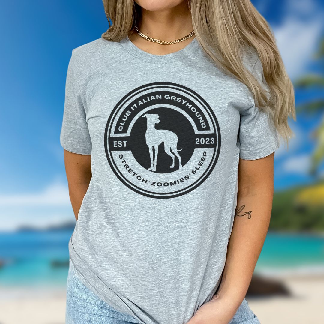 Club Italian Greyhound Unisex Jersey Short Sleeve Tee