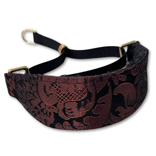 Copper Flourish Walking Hound Collar 8-11"