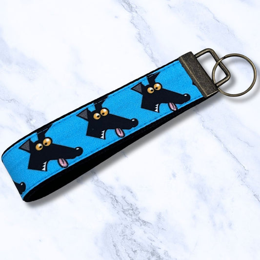 Key Leash Derpy Hounds Blue