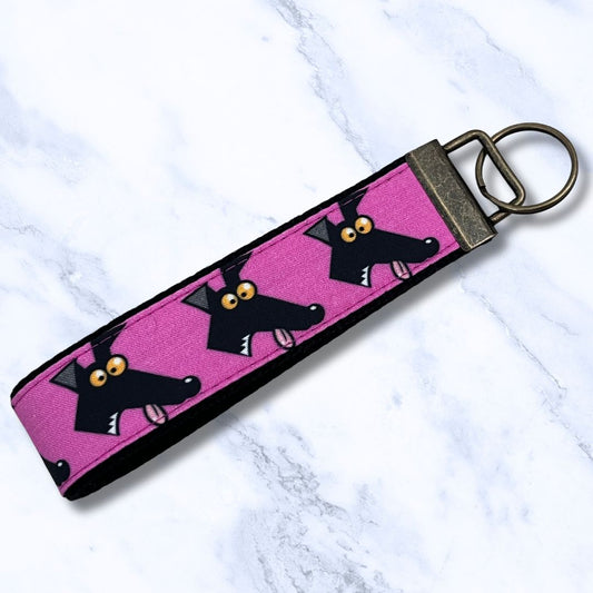 Key Leash Derpy Hounds Pink