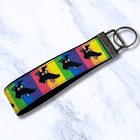 Key Leash Derpy Hounds Rainbow