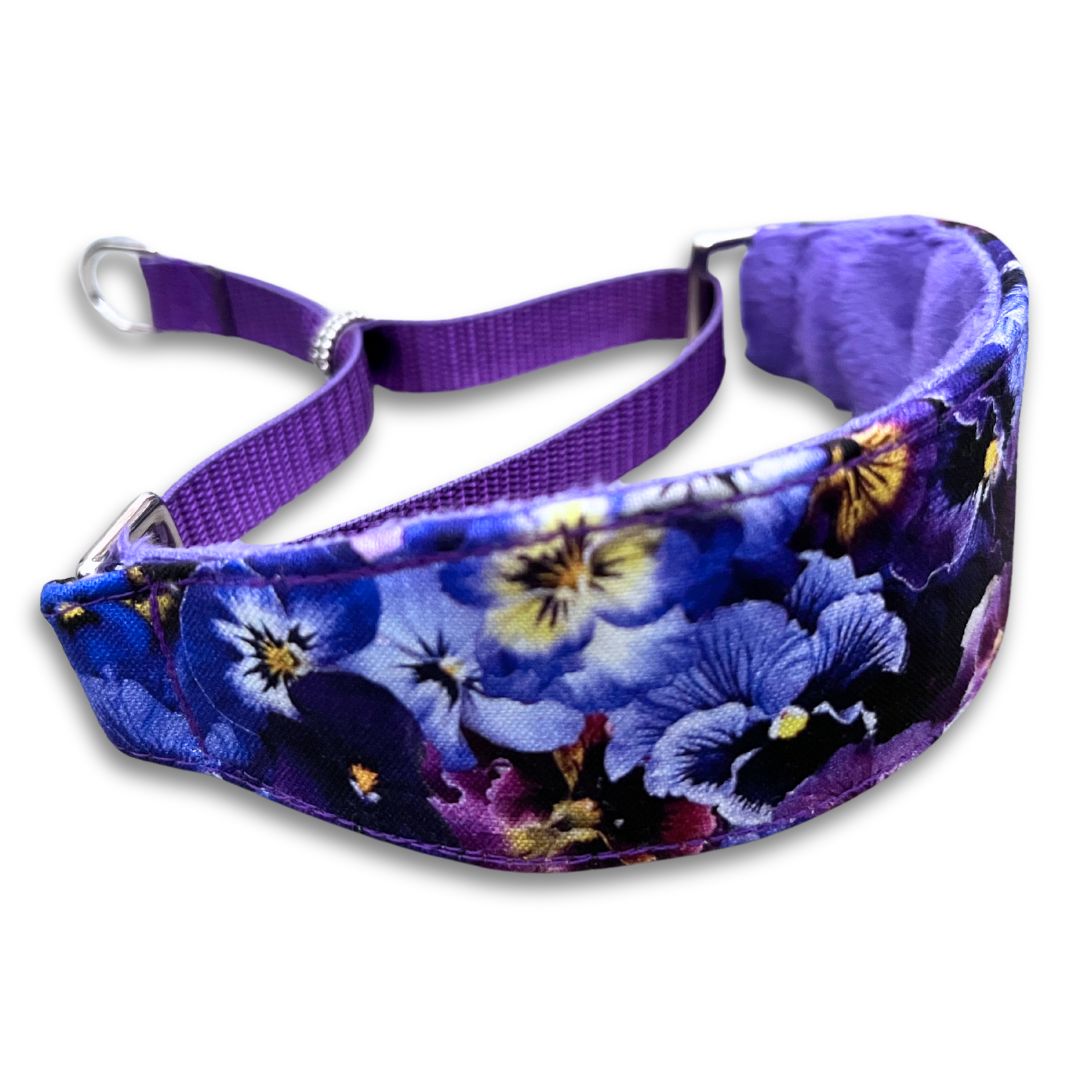 Pansy Parade Walking Hound Collar  8-11"