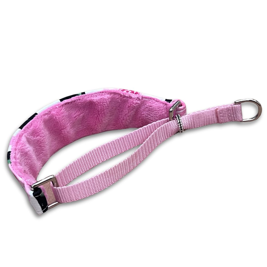 Roses and Stripes Walking Hound Collar  8-11"