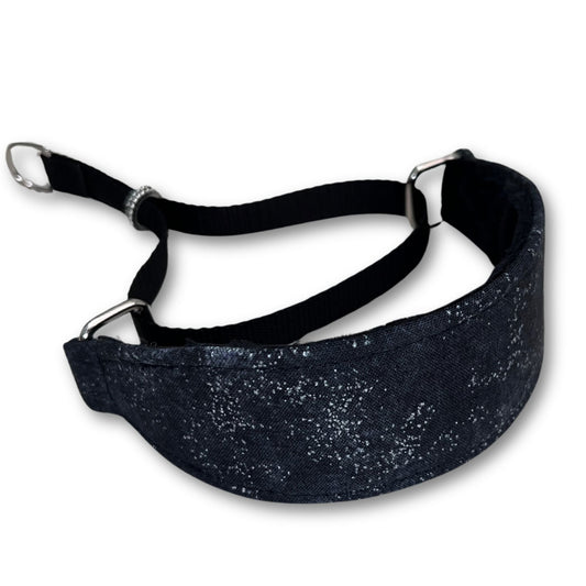 Stardust Black/Grey Walking Hound Collar  8-11"