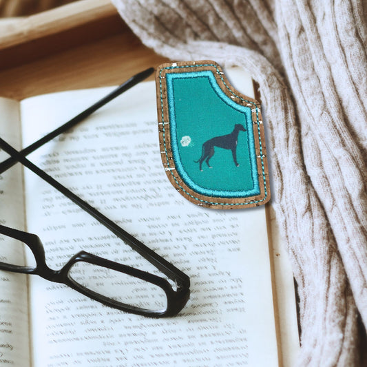 Corner Bookmark - Greyhound Toots