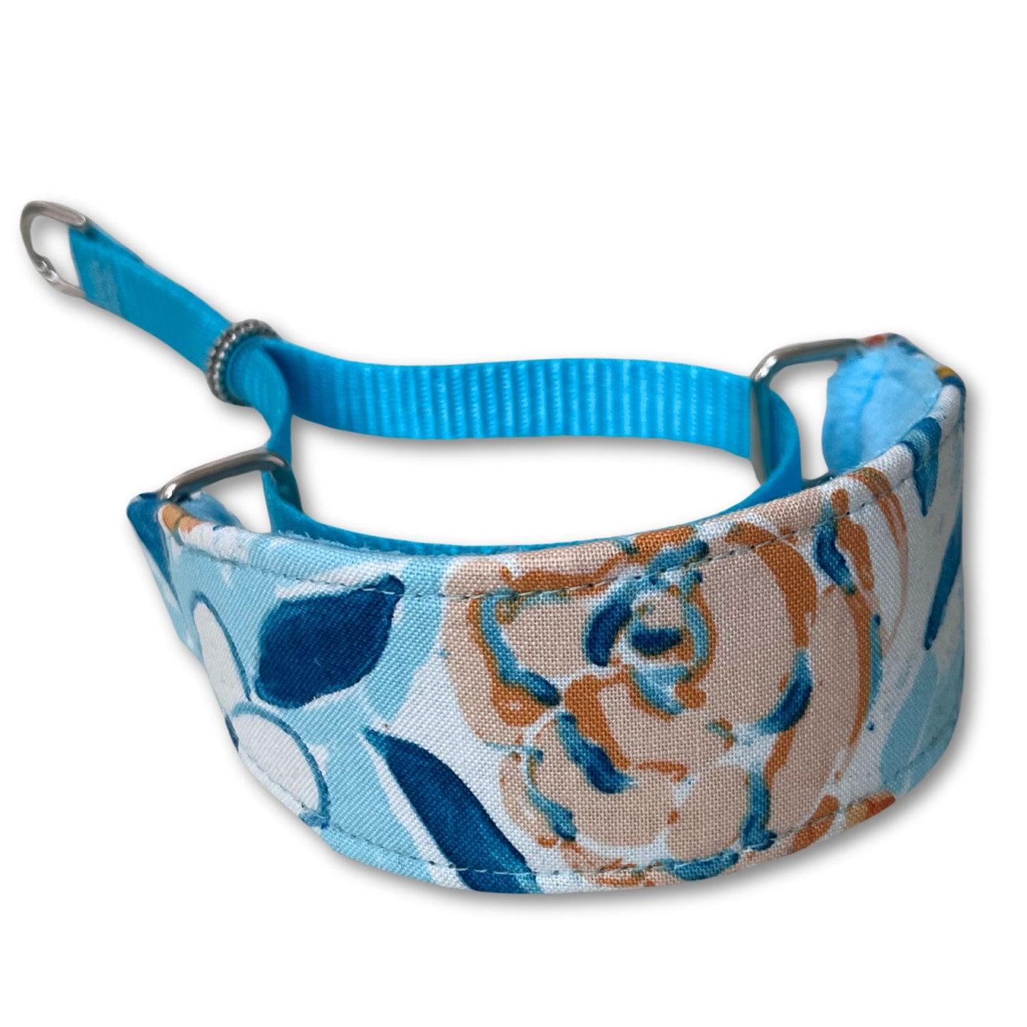 Watercolor Garden Walking Hound Collar  8-11"