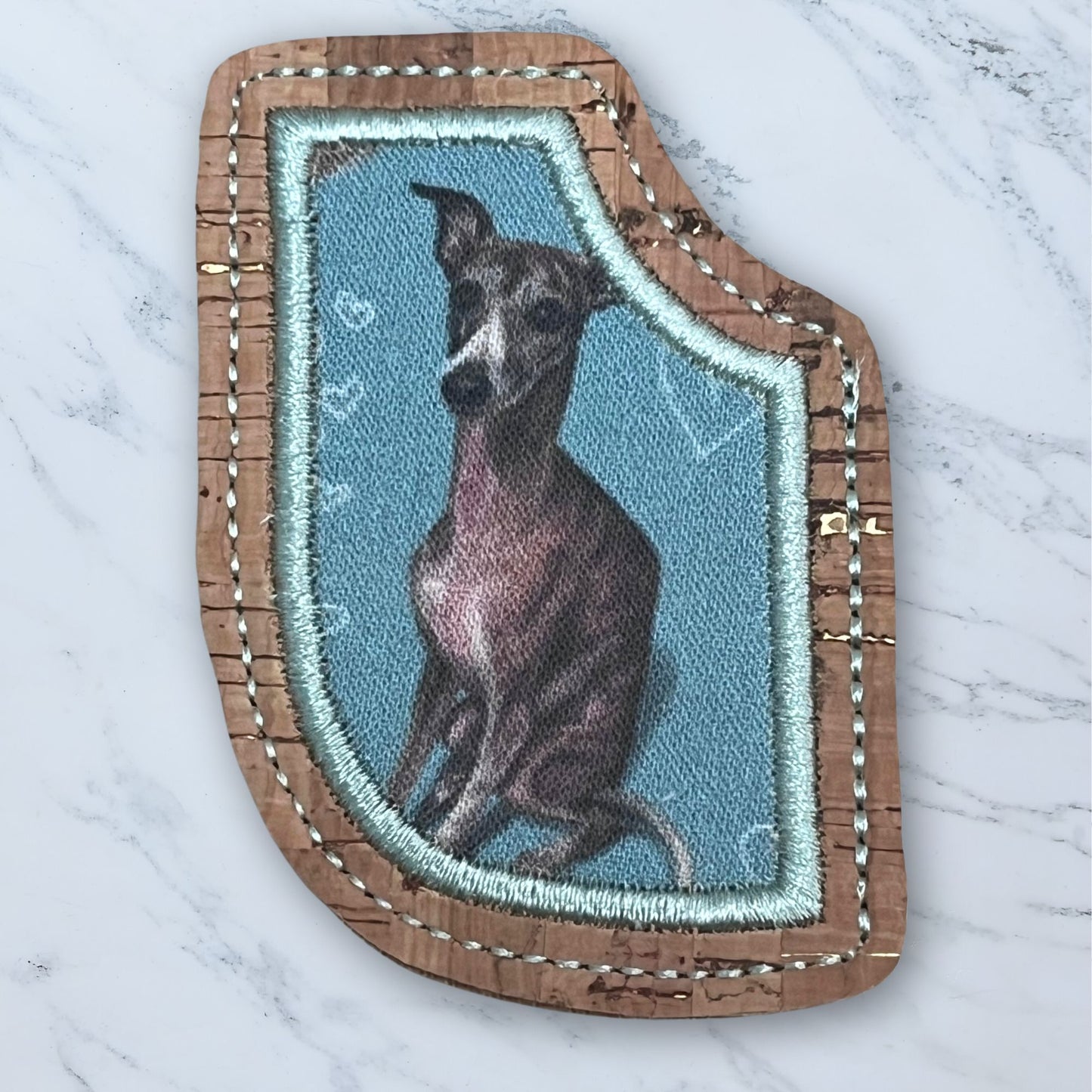 Corner Bookmark - Whippet Love