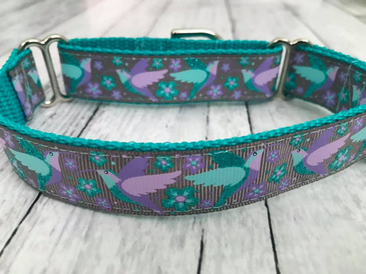 Hummingbird Delight 1 Inch Martingale 10-14" UNLINED