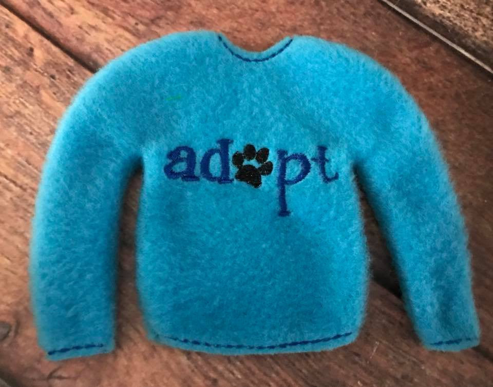 Elf Sweater Adopt Blue