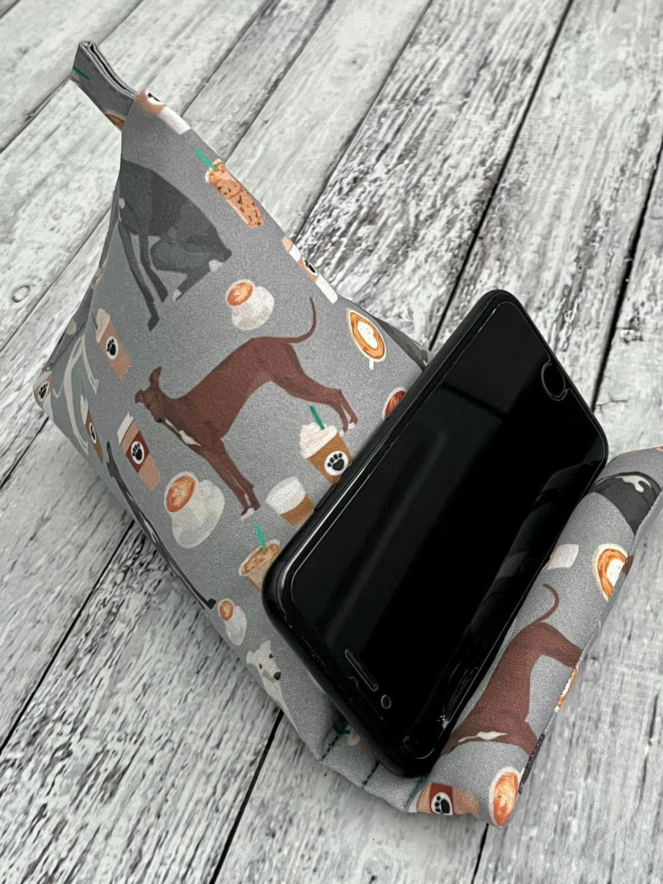 Cafe Hounds Cell Phone Pillow Stand