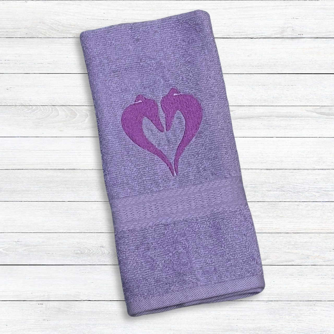 Heart Hounds Galgo IG Whippet Lavender Hand Towel