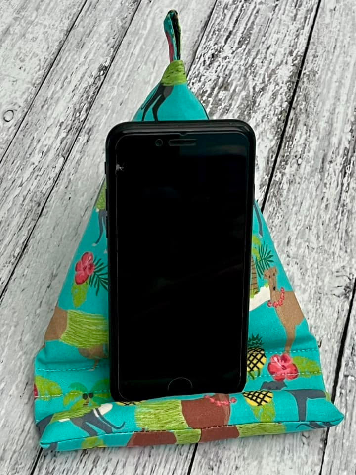 Hula Hounds Cell Phone Pillow Stand