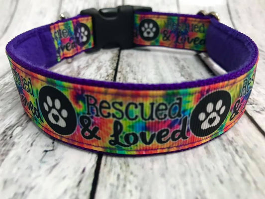 Rescued & Loved 1 Inch Side Release 10-15"