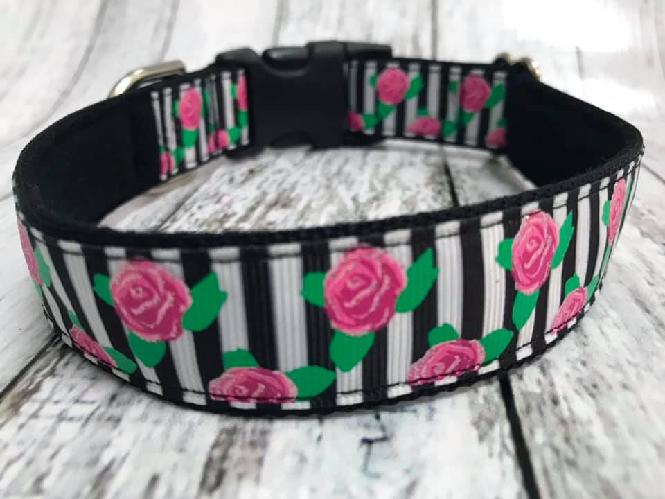 Roses and Stripes 1 Inch Side Release 10-15"