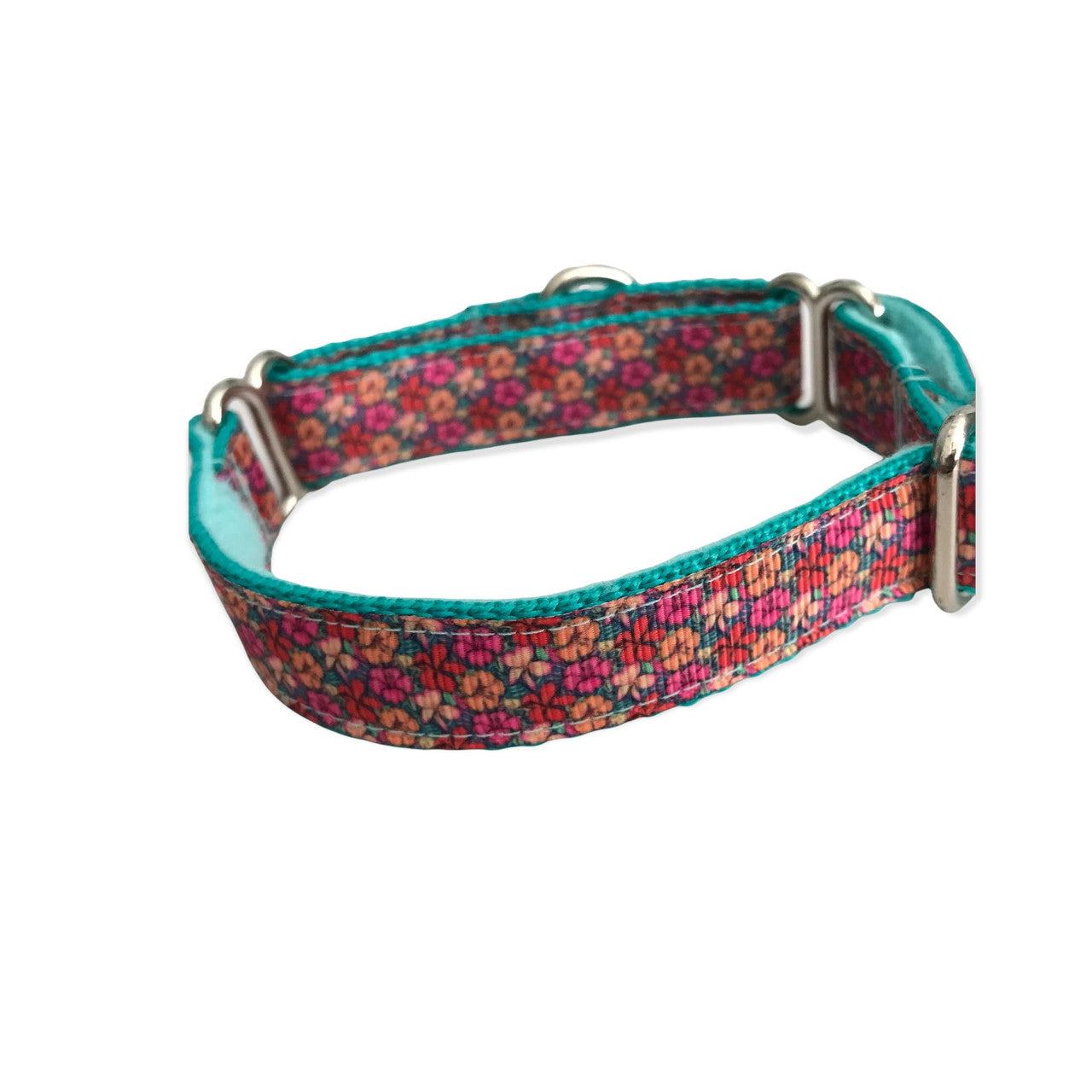 Tropical Hibiscus 3/4 Inch Martingale 9-12"